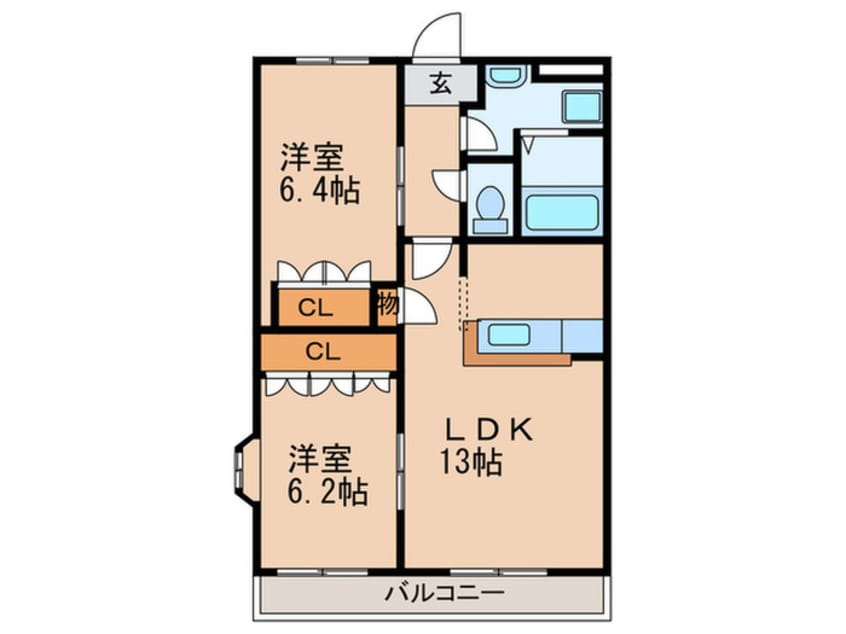 間取図 グランディール２１