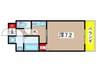 CK-RESIDENCE野並駅前 1Kの間取り