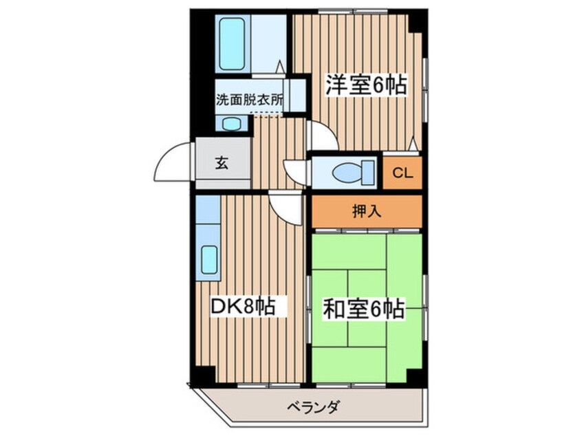 間取図 ウイング新瑞