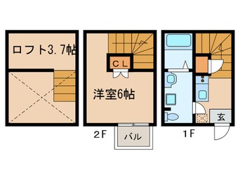 間取図 ベルセ黒川