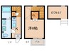 ベルセ黒川 1Kの間取り