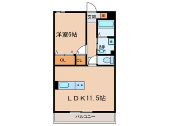 間取図 セレニティ