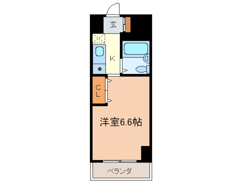 間取図 シャンブル７２