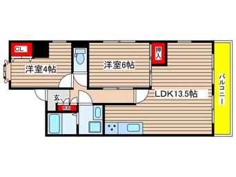 間取図 トワピエスつつじヶ丘