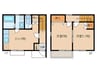 ＤＵＰＬＥＸ　ＩＺＵＭＩⅡＡ棟 2DKの間取り