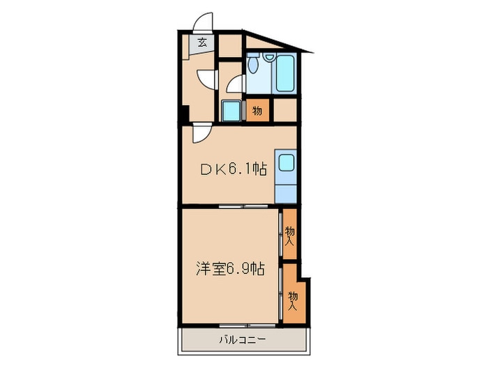 間取り図 グランドール山手
