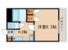 エクセル辻畑 1Kの間取り