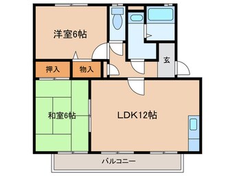 間取図 アム－ル栄