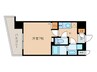 S-RESIDENCE浅間町 1Kの間取り