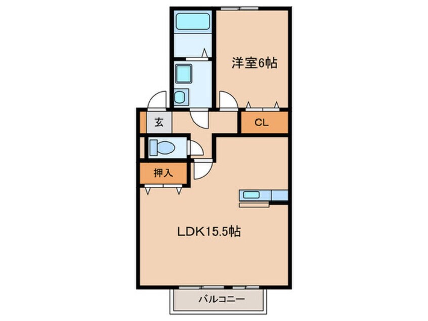 間取図 アベニール十六田