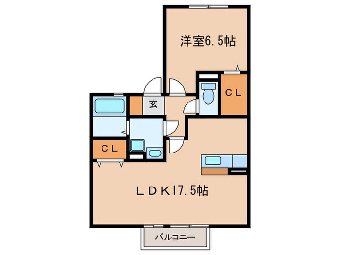 間取り図 アベニール十六田