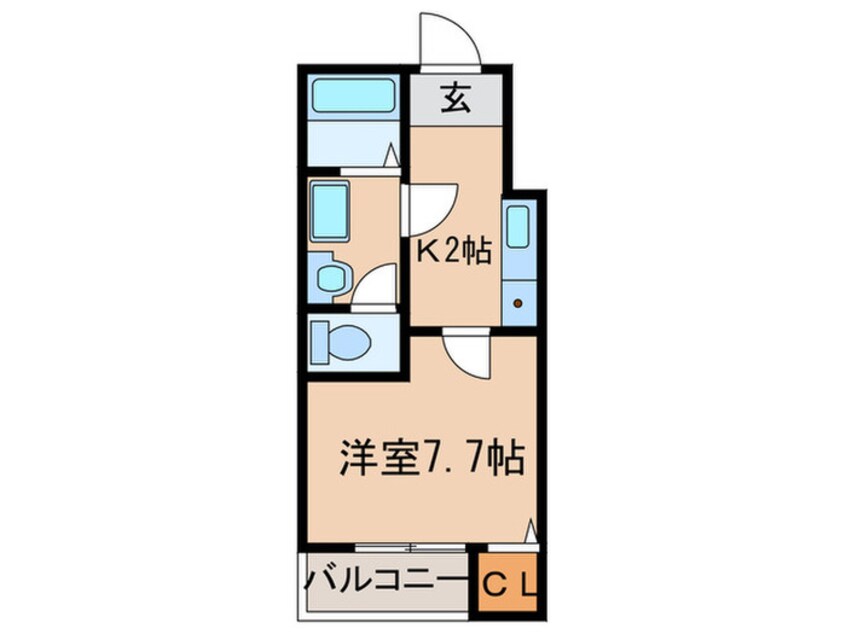 間取図 クレフラスト鳥神町