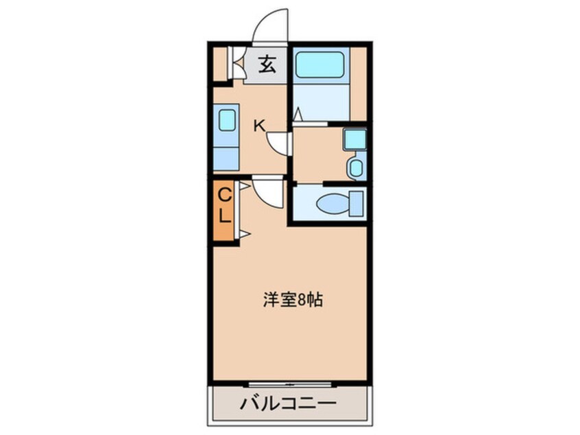 間取図 クレフラスト鳥神町