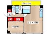 はなぶさビル 1LDKの間取り