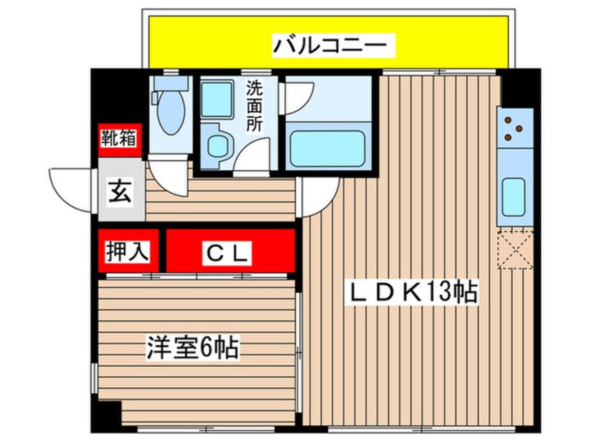 間取図 はなぶさビル