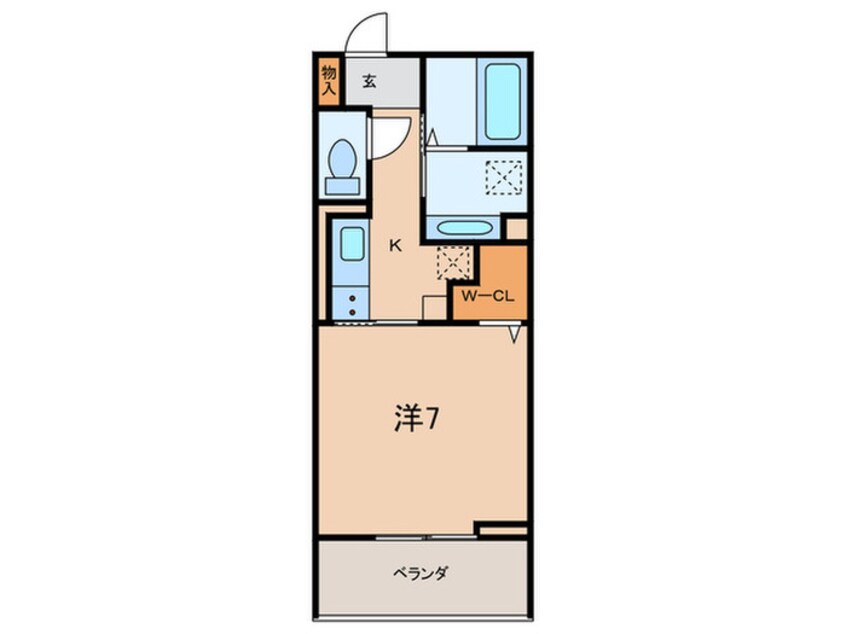 間取図 Croix Rousse