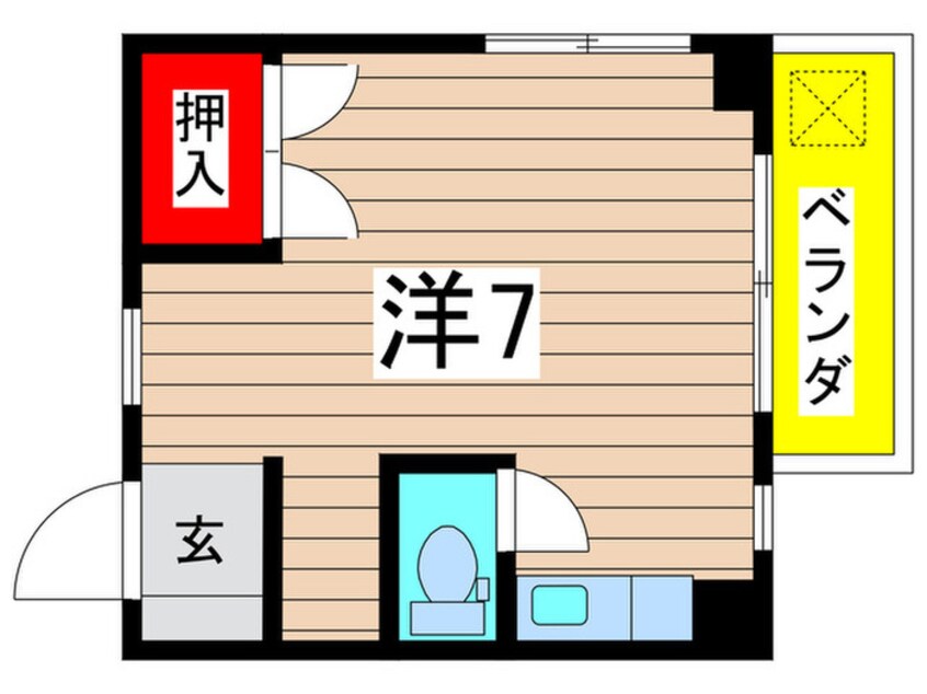 間取図 石川橋江本ビル