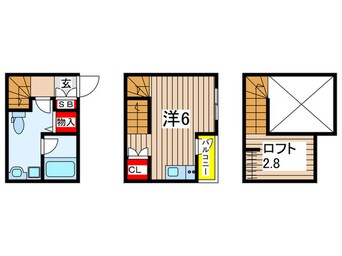 間取図 Quatre Portes