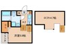 ハーモニーテラス志賀町Ⅵ 1Kの間取り