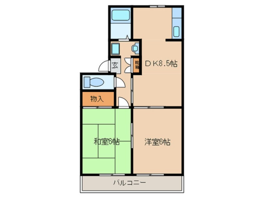 間取図 シ－アイエス美里