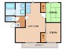 ルート3 Ａ 2LDKの間取り