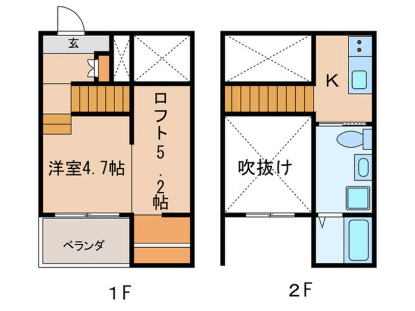 間取図 Lendroit　apaisant