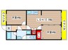 フォ－シ－ズン御幸山 2LDKの間取り