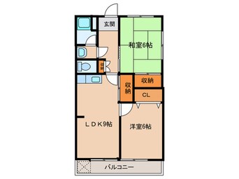 間取図 野添マンションひろみ