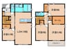 上社五丁目貸家Ａ棟 4LDKの間取り