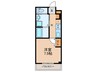 Comfort杉村 1Kの間取り