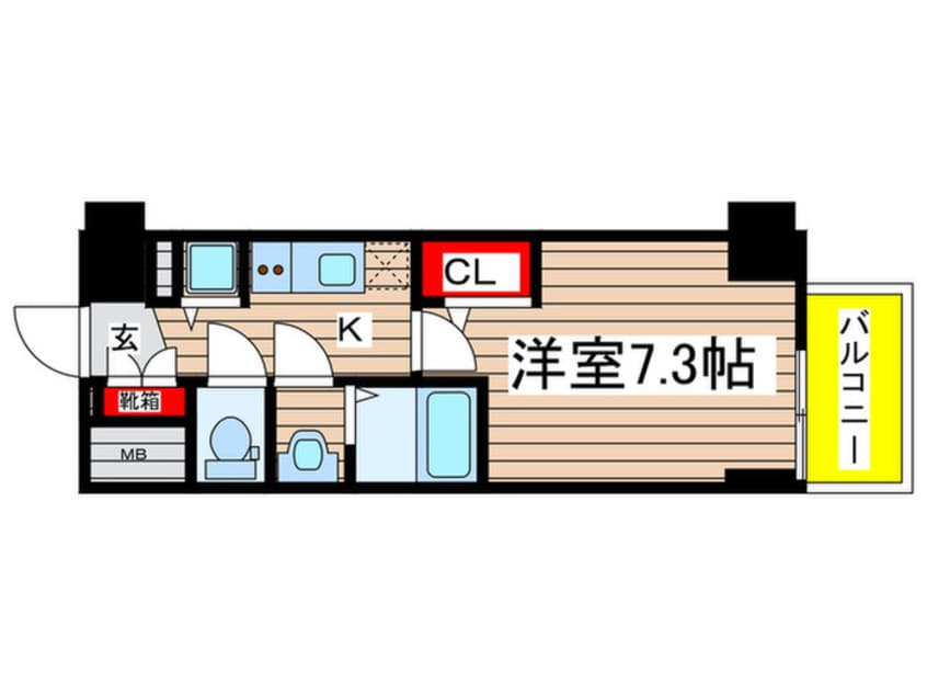 間取図 エスリード上前津セレーノ