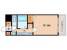 ﾌﾟﾚｻﾝｽ名古屋STATIONｱﾗｲﾌﾞ(607) 1Kの間取り