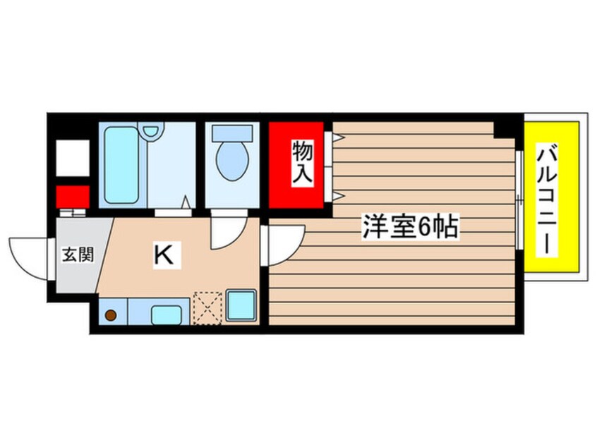 間取図 ｱﾊﾟ-ﾄﾒﾝﾄﾊｳｽﾌｫ-ﾅｲﾝ