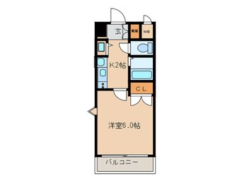 間取図 プレサンス名古屋駅前(1001)