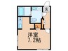 MODULOR名駅太閤通 1Rの間取り