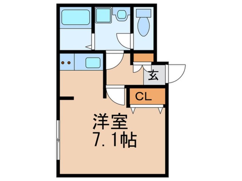 間取図 MODULOR名駅太閤通