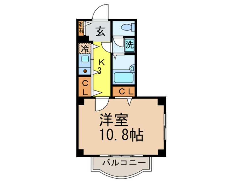 間取図 パルナス本町通