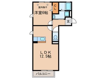 間取図 ヴィラ　アメリア