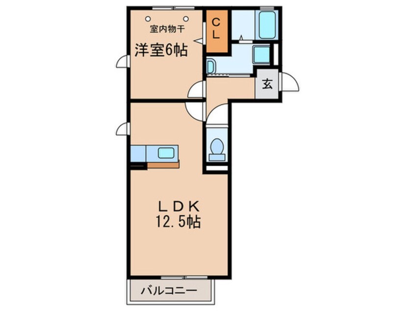 間取図 ヴィラ　アメリア