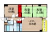 レジデンス高岳 3LDKの間取り