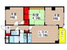 レジデンス高岳 3LDKの間取り