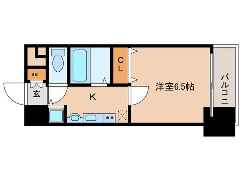間取図 ﾌﾟﾚｻﾝｽ名古屋STATIONｱﾗｲﾌﾞ(1506)