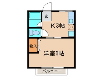 間取図 シティハイムリバ－サイド