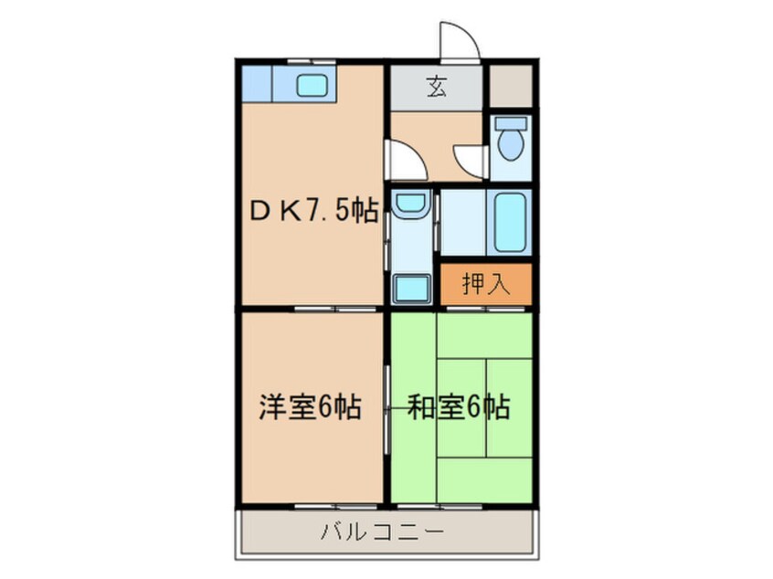 間取図 メゾン寺沢