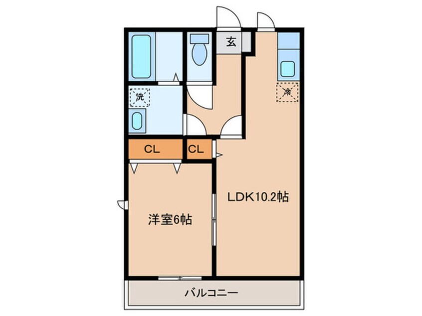 間取図 カーサビアンカ