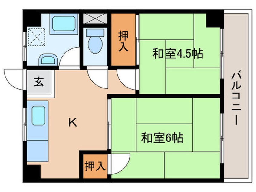 間取図 第２川島ビル