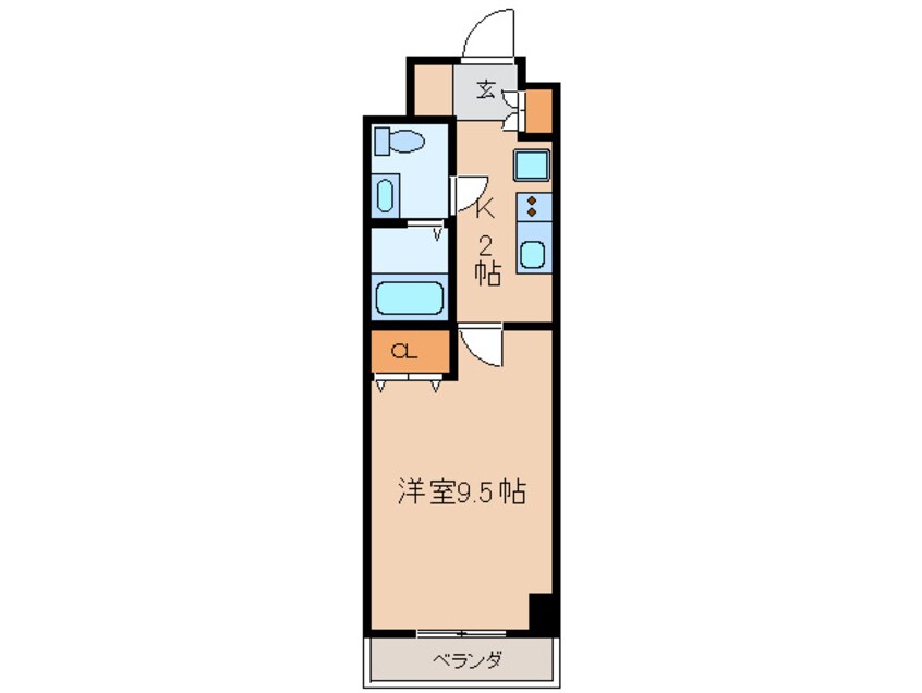 間取図 岩塚テラス