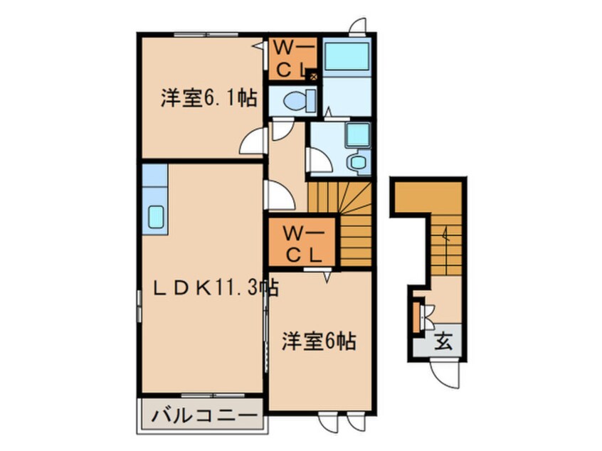 間取図 グランデ　ドリ－ム