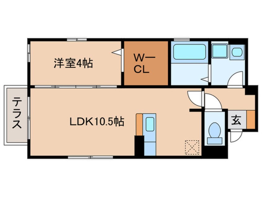 間取図 テラスびわ