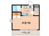 セントラルリッツ 1Kの間取り